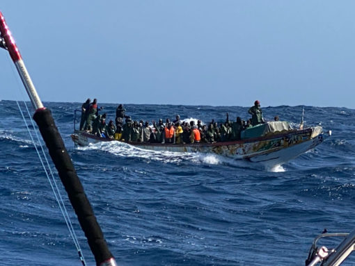 refugee vessel offshore